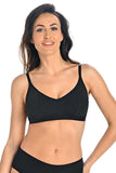 Comfortable Cotton Bralette with Supportive Elastic Band