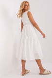 Summer Sleeveless Openwork Dress with Lining