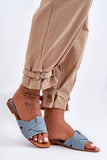 Comfortable Women's Non-Slip Flip-Flops with Interlaced Straps