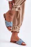 Comfortable Women's Non-Slip Flip-Flops with Interlaced Straps