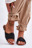 Comfortable Non-Slip Flip-Flops with Interlaced Straps