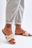 Comfortable Women's Non-Slip Flip-Flops with Interlaced Straps