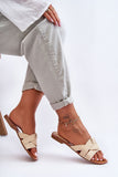Comfortable Women's Non-Slip Flip-Flops with Interlaced Straps