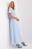 Short Sleeve Summer Dress with Waist Tie and Pockets