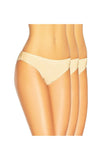Women's Bamboo Low-Rise Panties - 3-Pack in Natural Beige