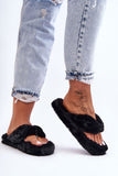 Furry Platform Flip-Flops for Ultimate Comfort and Style