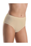 3-Pack High-Waist Bamboo Fiber Women's Panties - Beige