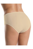 Eco-Friendly Bamboo Medium Waist Panties - Beige
