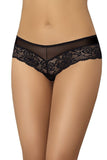 Sexy Black Mesh Lace Women's Cotton Panties