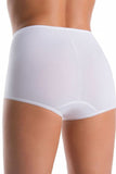 High-Waisted Bamboo Panties 3-Pack in White