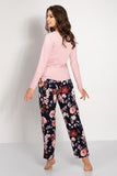 Natural Fabric Pajama Set with Long Sleeves and Pants