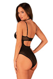 Elegant Minimalist Black Mesh Body with Colorful Accents