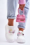 Eco-Friendly Slip-On Sports Shoes with Crystal Accent