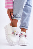 Eco-Friendly Slip-On Sports Shoes with Crystal Accent