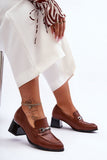Stylish Natural Leather Pumps with Comfortable Insole