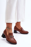 Stylish Natural Leather Pumps with Comfortable Insole