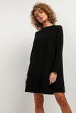 Autumn Knitted Trapezoidal Cut Dress with Unique Style