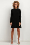 Autumn Knitted Trapezoidal Cut Dress with Unique Style