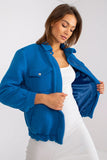 Dark Blue Quilted Transitional Jacket for Casual Styling