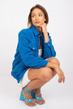 Dark Blue Quilted Transitional Jacket for Casual Styling