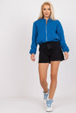 Dark Blue Women's Lined Jacket for Cold Days