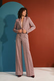 Wide Leg Pants with Elevated Waist for a Flattering Fit