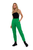 Knitted Joggers with Elastic Waistband and Side Pockets