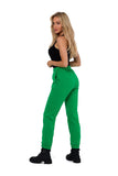Knitted Joggers with Elastic Waistband and Side Pockets