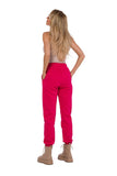 Knitted Jogger Sweatpants with Elastic Waistband and Pockets
