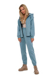 Knitted Jogger Sweatpants with Elastic Waistband and Pockets