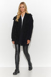 Elegant Women's Open Sweater with Tassels and Gold Tinsel
