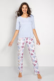 Elegant Women's Short Sleeve Pajama Set