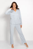 Soft Touch Women's Button-Up Pajamas with Long Pants