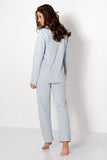 Soft Touch Women's Button-Up Pajamas with Long Pants