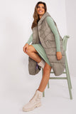 Quilted Insulated Hooded Vest with Slip Pockets