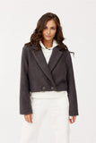 Stylish Long Sleeve Lined Jacket for Autumn Wear