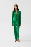 Elegant Asymmetrical Jacket with Classic Collar and Button