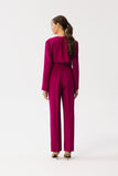 Elegant Modern Jumpsuit with Chic Envelope Neckline