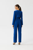 Elegant Modern Jumpsuit with Chic Envelope Neckline