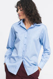 Delicate Collared Shirt in Muted Shades for Soft Office Style