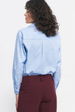 Delicate Collared Shirt in Muted Shades for Soft Office Style