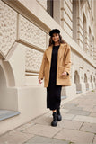 Versatile Buttoned Long Jacket for Fall & Spring