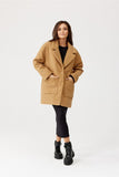 Versatile Buttoned Long Jacket for Fall & Spring