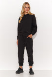 Chic Women's Casual Sweatshirt and Pants Set for Everyday Style