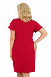 Elegant Red Wine-Inspired Tulle & Lace Chemise