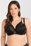 Elegant Deep Cleavage Underwire Bra with Adjustable Straps