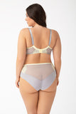 Elegant Soft Back-Fastening Bra with Lace Details