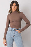 Elegant Fitted Blouse with Decorative Buttons