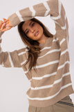 Cozy Acrylic-Wool Blend Sweater for All Seasons