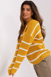 Casual Stripe Pattern Sweater for Everyday Wear